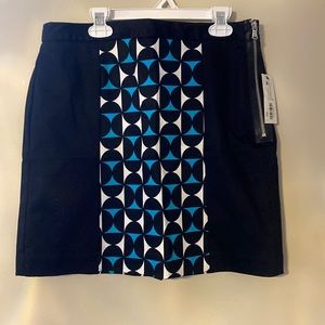 NWT Worthington geometric skirt